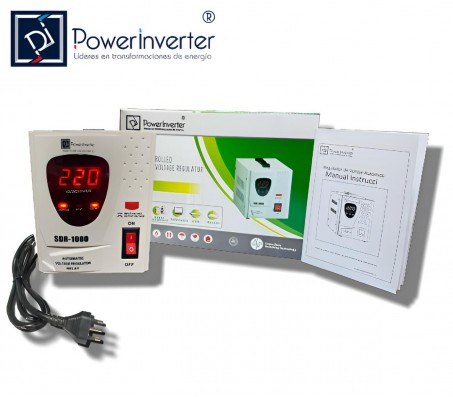 REGULADOR ESTABILIZADOR AUTOMÁTICO 1000W 220VAC-AVR-RELÉ